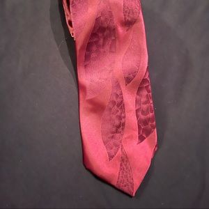 Mens Vintage tie textured polyester Connoisseur King